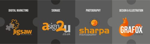 Jigsaw Marketing Services was established by Rod Jamieson in 1995 and since the conception Rod has built independent Companies for specific sectors in Signage, Photography, Digital Marketing and now daughter Ashleigh Jamieson leads design with her company Grafox