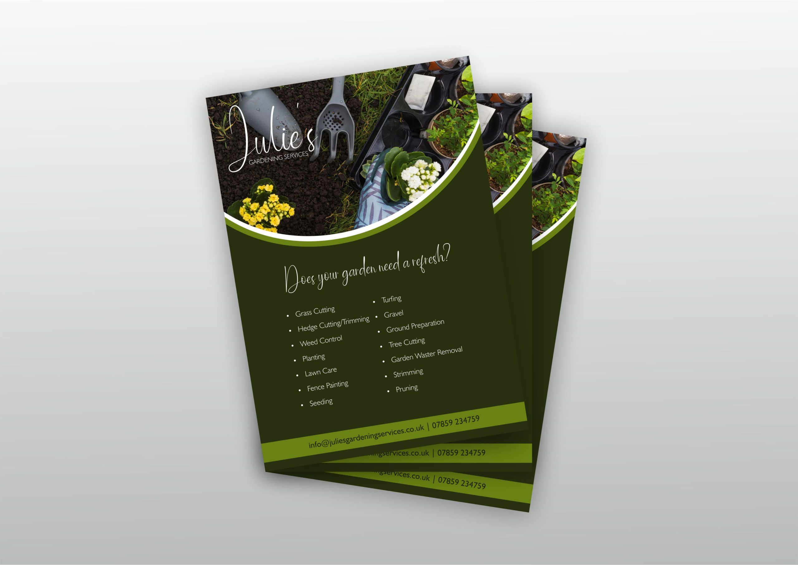 Gardening flyer