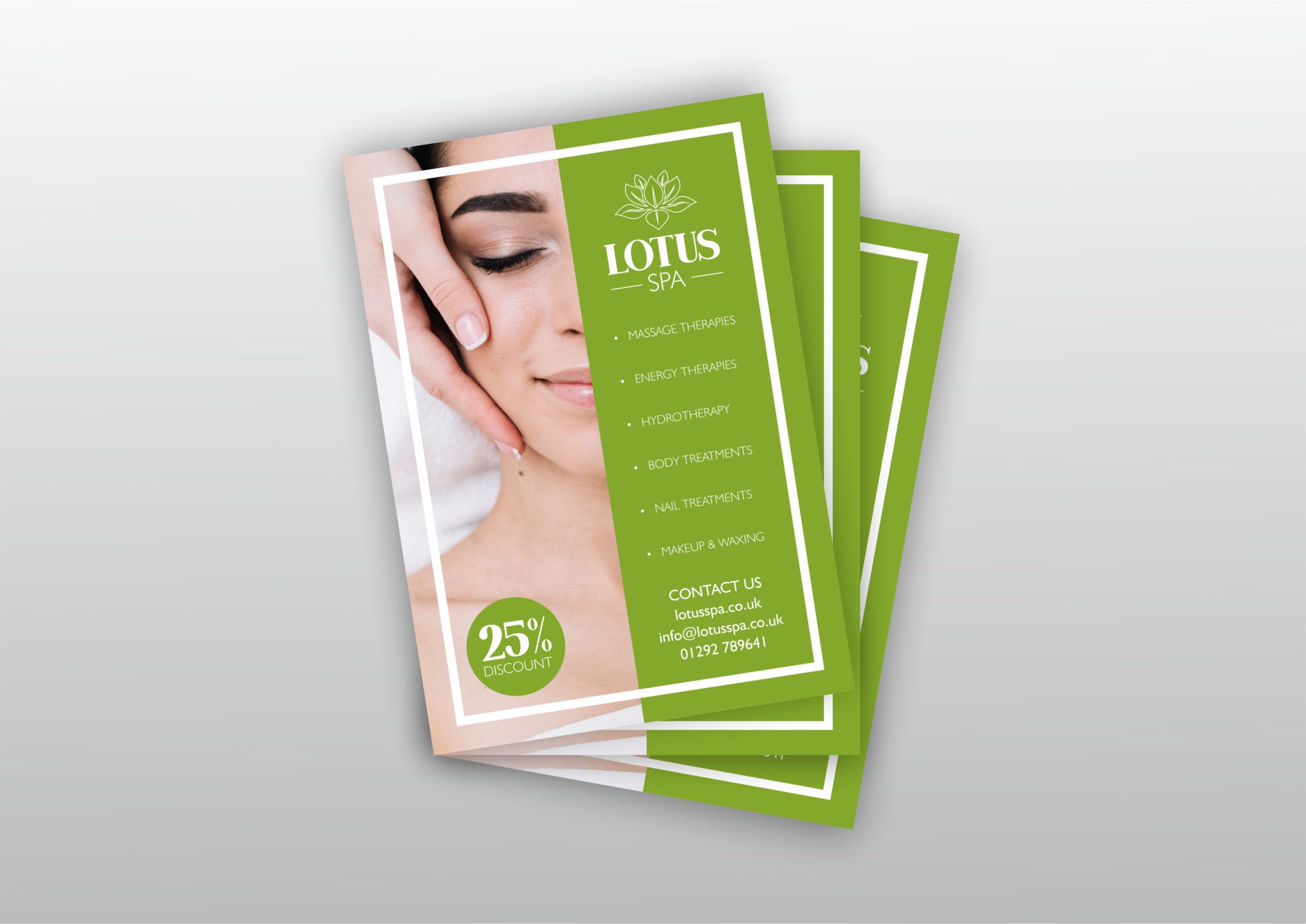 lotus spa flyer